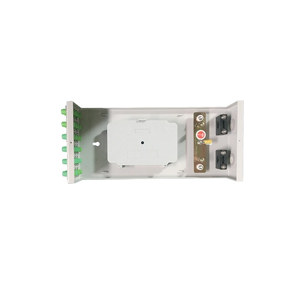 Where is the switch on the optical fiber fusion splicer turned on