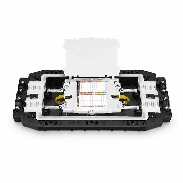 How to connect the 48-core cable in the fiber optic distribution box 