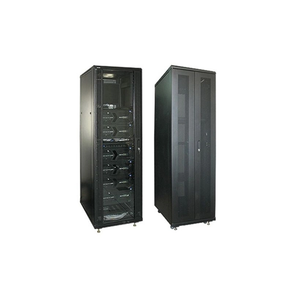 Integrated cabling patch panel cable management rack