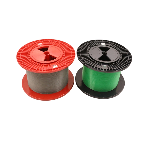 What is a four-position guide rail for a fiber optic trolley 