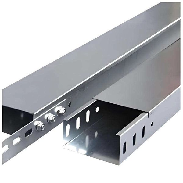 Cut the wire trough from the distribution box