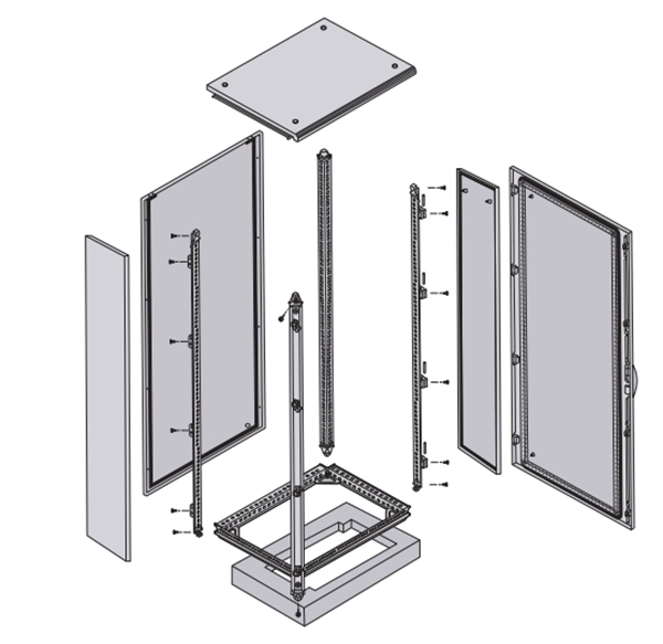 Cable tray sealing tape