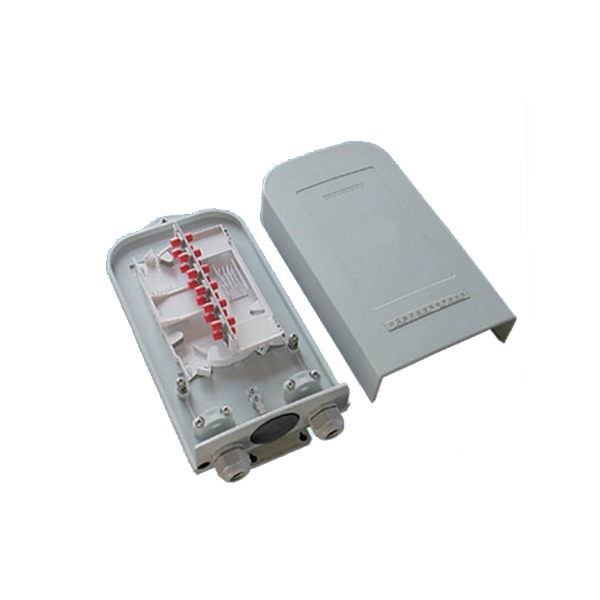 What does B01 represent on the fiber optic junction box
