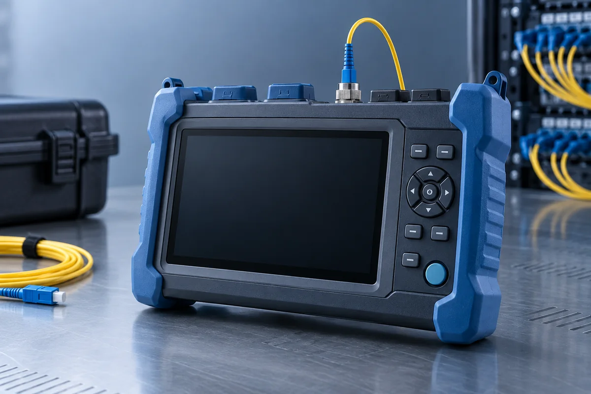 OTDR used to verify an ODN optical distribution network link